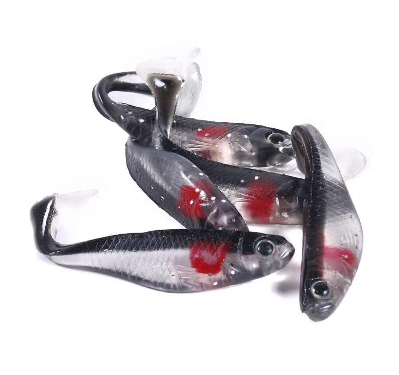 Soft Plastic Shad Lure  8.8cm 5x
