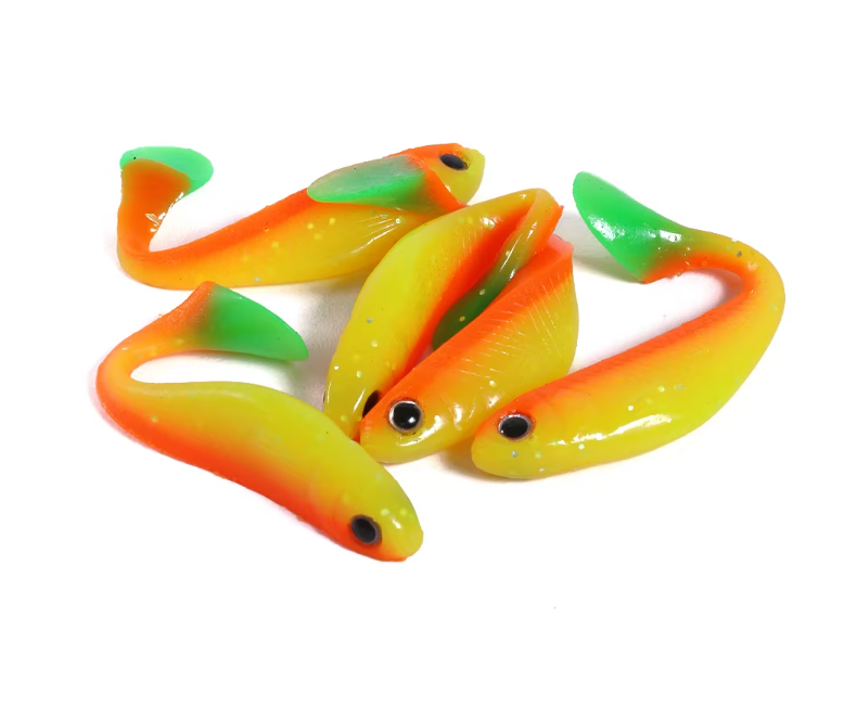 Soft Plastic Shad Lure  8.8cm 5x
