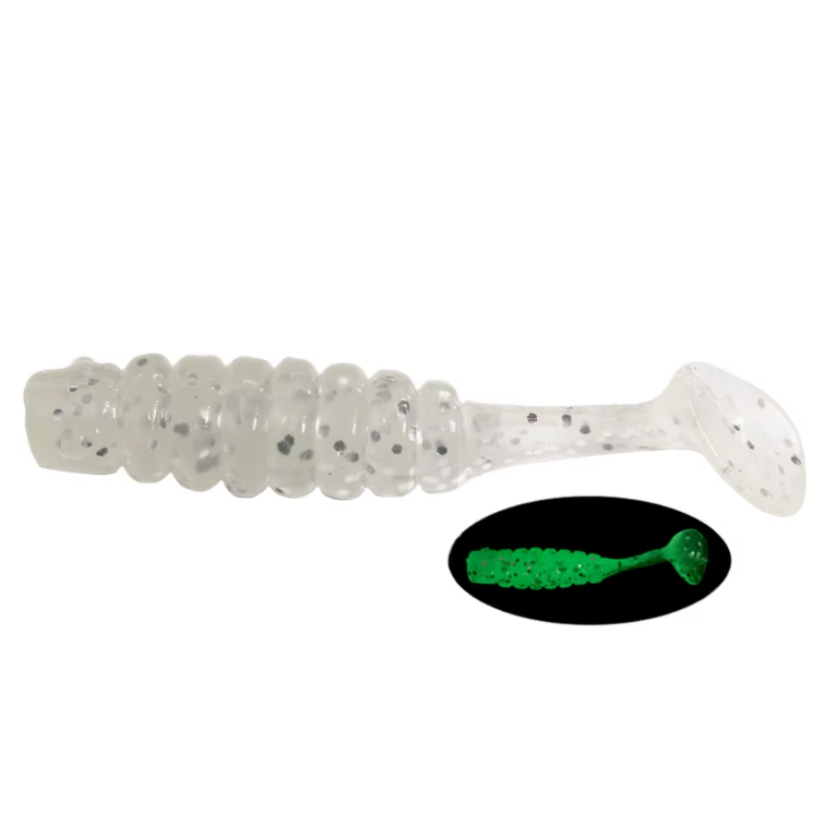 Paddle Tail Grub Soft Plastic Lure 4cm 30x peices